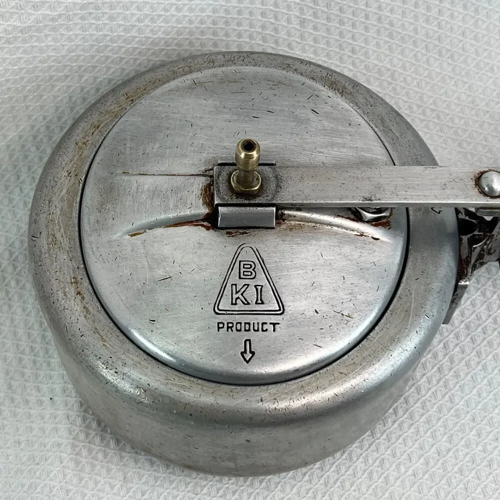 Vintage BKI Hotwell Sylvania 2L Aluminum Pressure Cooker Pot w/ Locking Lid